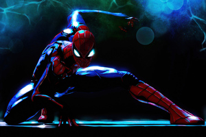 The Spiderman 5k (1360x768) Resolution Wallpaper