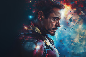 The Strongest Iron Man (5120x2880) Resolution Wallpaper