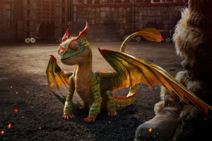 The Terrible Terror In How To Train Your Dragon 2025 (320x240) Resolution Wallpaper