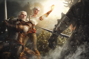 The Witcher 3 Wild Hunt Game Art Wallpaper