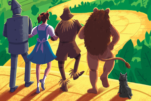 The Wizard Of OZ Illustration