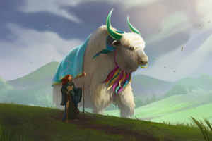 The Yak (1360x768) Resolution Wallpaper