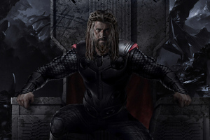 Thor 4k Avengers Endgame (2560x1080) Resolution Wallpaper