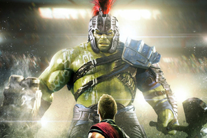 Thor And Hulk In Thor Rangnarok Wallpaper