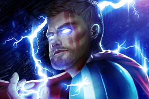 Thor God Of Thunder Fan Arts (1024x768) Resolution Wallpaper