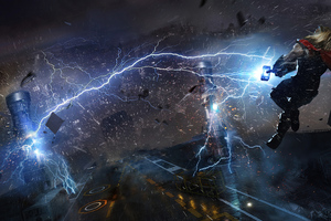 Thor In Marvels Avengers 4k (2560x1700) Resolution Wallpaper