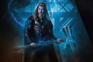 Thor Love And The Thunder 4k (2560x1440) Resolution Wallpaper
