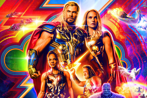 Thor Love And Thunder Movie Poster 5k