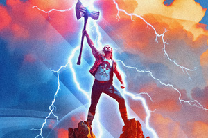 Thor Love And Thunder Poster 8k Wallpaper