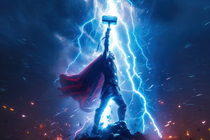 Thor Netherrealm Avenger (320x240) Resolution Wallpaper