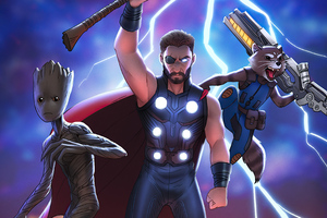 Thor Team 4k Wallpaper