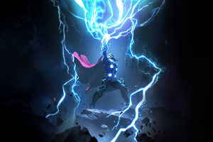 Thor Unstoppable Might (320x240) Resolution Wallpaper
