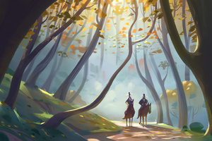 Through Forest Kingdom 4k (1280x800) Resolution Wallpaper