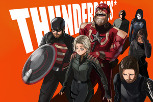 Thunderbolts Fan Made (2048x2048) Resolution Wallpaper