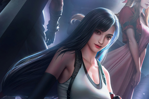 Tifa Lockhart In Final Fantasy VII 4k (2048x1152) Resolution Wallpaper