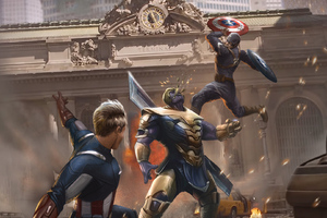 Time Travel Captain Americas Vs Thanos