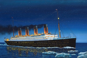 Titanic In Digital Art (3840x2400) Resolution Wallpaper