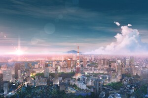 Tokyo Cityscape Anime 4k