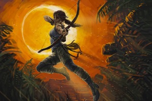 Tomb Raider 4k Artwork New (2560x1024) Resolution Wallpaper