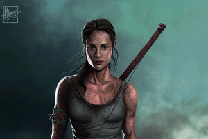 Tomb Raider Alicia Vikander Artwork