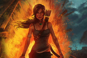 Tomb Raider Artworks (1280x720) Resolution Wallpaper