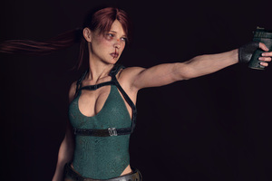 Tomb Raider Lara Croft 8k Digital Art (2048x2048) Resolution Wallpaper