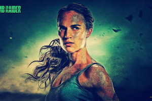 Tomb Raider Movie 4k Artwork (1336x768) Resolution Wallpaper