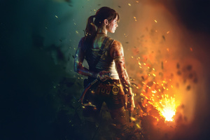 Tomb Raider Shadow Hunter (1280x800) Resolution Wallpaper