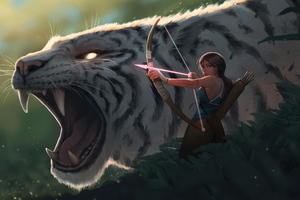 Tomb Raider Wild Hunting Wallpaper