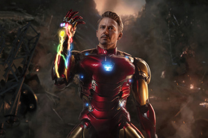 Tony Stark Snap 5k (1024x768) Resolution Wallpaper