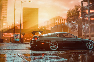 Toyota Supra Need For Speed Game 4k (1600x900) Resolution Wallpaper