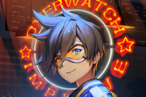 Tracer Overwatch Game 4k (2048x2048) Resolution Wallpaper