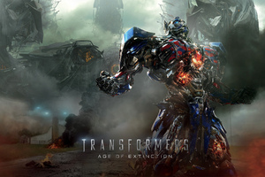 Transformers 4 Age of Extinction (1360x768) Resolution Wallpaper