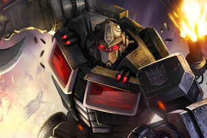 Transformers Legends Nemesis Prime (1360x768) Resolution Wallpaper