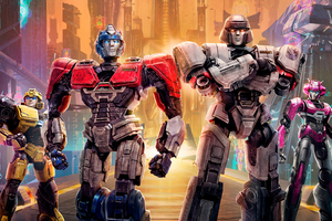 Transformers One 2024 Movie 5k (1366x768) Resolution Wallpaper