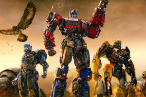 Transformers Rise Of The Beasts Imax Poster Wallpaper