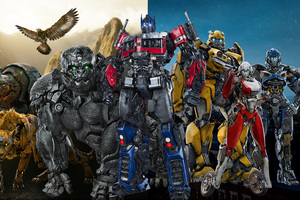 Transformers Rise Of The Beasts Movie 8k Wallpaper