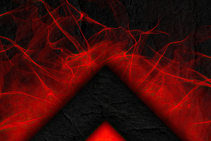 Triangle Flame Abstract 4k