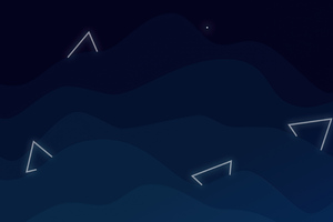 Triangles In Abstract Sky 5k Wallpaper