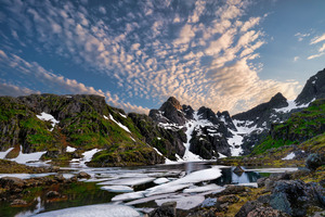 Trollfjord Norway Clouds Wallpaper