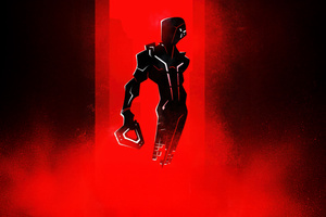 Tron Ares Sketch Artwork (2048x2048) Resolution Wallpaper
