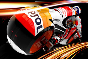 Tron Moto GP Wallpaper