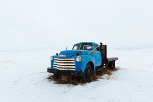 Truck In Snow