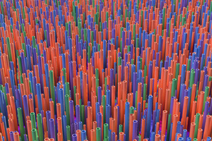 Tubes Abstract 4k (1360x768) Resolution Wallpaper