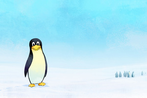 Tux Penguin Wallpaper