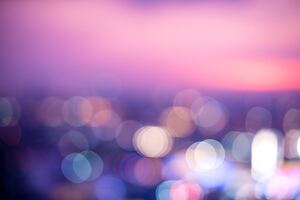 Twilight Abstract Blur Wallpaper