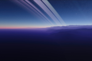 Twilight On A Planet With High Mountains 5k Wallpaper