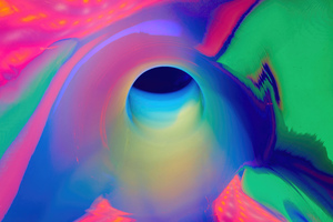 Ubound Hole Abstract 5k Wallpaper