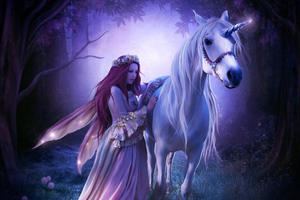Unicorn Princess (3840x2400) Resolution Wallpaper