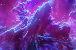 Universe Purple Planets 5k Wallpaper